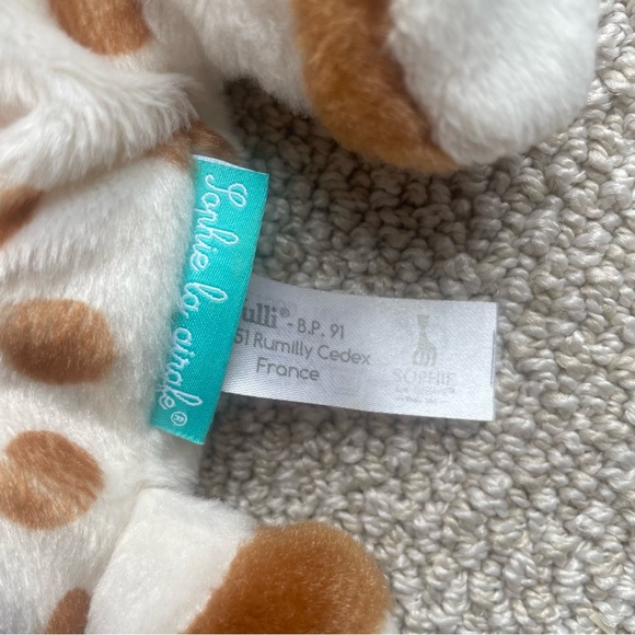 Sophie La Giraffe by Vulli Soft Plush Hand Puppet Toy Lovey the Giraffe Stuffed - Picture 4 of 5